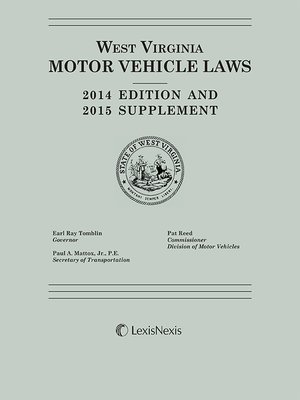 cover image of West Virginia Motor Vehicle Laws